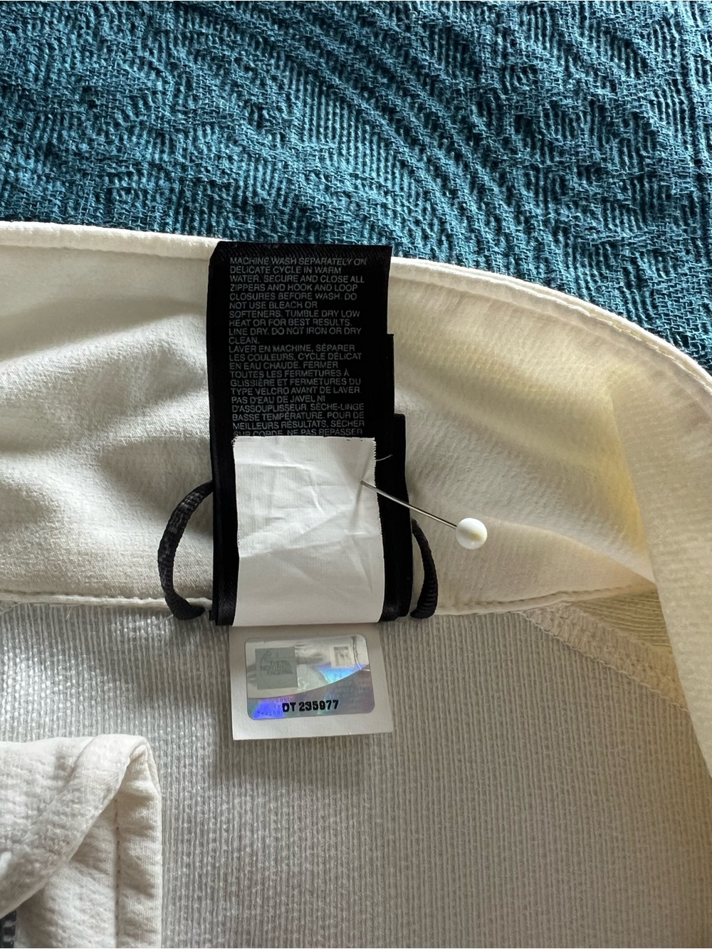 The North Face Summit Series White Gray Zip-Up Activewear Cinch Hem Jacket-L - Picture 11 of 16